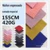 Spot de alta qualidade, camada espacial de nylon espesso, algodão espacial, camada de ar, malha de tricô, casaco, uniforme escolar, tecido de saúde