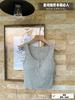 Camisola de Moda con Diseño de Copa Fija con Botones para Mujer, Top Delgado de Hilo de Deseo Puro, Ropa Interior de Belleza para Uso Interior y Exterior