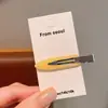 Pinza para el pelo fina y sin costuras de estilo coreano para mujer, nuevo clip lateral para flequillo, clip de pico de pato para maquillaje de frente, accesorios para el cabello