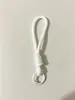 Nuevo estilo de cordón para botellas de agua, cordón corto para teléfono, cuerda de color dopamina, accesorio de llavero para muñeca