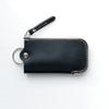 Bolsa de Cuero Simple para Llaves de Hombre y Mujer Bolsa para Guardar Llaves de Coche y Casa Bolsa Colgante Portátil Llavero Colgante para Llaves