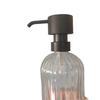 Boquilla de Presión para Botella Cosmética 28 Dientes Desinfectante de Manos Champú Loción Cabeza de Bomba para Loción Externa