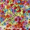 Estrella acrílica de colores brillantes, luna, cuentas redondas, cuentas brillantes en forma de corazón, materiales para pulseras, collares de joyería hechos a mano para DIY
