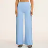 Calça Larga Color-Blocking Transfronteiriça para Mulheres, Casual Solta Emagrecedora Longa, Calça Larga Esportiva para Fitness ao Ar Livre 3588