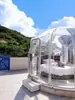 Miguo Casa de Burbujas Esférica Cielo Estrellado Transparente para Habitación de PC Tienda de Campaña para Exteriores Espacio para Alojamiento Famoso en Internet en Patio/Azotea Cápsula Espacial