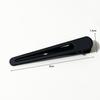 Pinza Negra Mate para el Cabello con Forma Transfronteriza de Pato Pinza Sencilla para Flequillo Lateral de Niña Accesorios para el Cabello