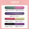 Venta al por mayor del fabricante Lima de uñas de esponja de siete lados Tira multiusos para pulir uñas Tira para dar forma y lijar Herramienta de manicura