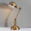 Lámpara de Escritorio Inteligente Creativa Recargable Regulable Estilo Retro Americano de Lujo Ligero Protectora para Ojos para Sala de Estar, Escritorio, Dormitorio, Mesita de Noche