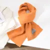 ¡Bufanda Pequeña Tejida de Mezcla de Lana Linda con Etiqueta Coreana! Cuello Calentador Versátil de Color Sólido Lindo Grueso para Hombres y Mujeres