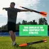 Dardo de Treinamento de Plástico 250g Dardo de Treino de Atletismo para Iniciantes Competição Escolar Equipamento para Prática de Arremesso Interno e Externo