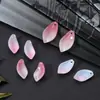 Hoja de Loto de Encaje 22mm Cuentas de Vidrio Gradiente Hecho a Mano Accesorios para Enhebrar Cuentas Sueltas Cuentas para Pulsera Festival del Bote del Dragón Bolsita