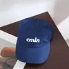 Gorra de Béisbol con Bordado de Letra Cmin para Primavera y Otoño, Protección Solar, Versátil y Adelgazante para Niños y Niñas