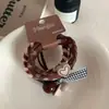 Set de Cintas para el Cabello Color Café con Leche Coreano, Bandas para el Cabello Simples y Elegantes, Anillos para el Cabello de Alta Elasticidad, Accesorios para el Cabello de Alta Gama