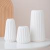 Juego de Jarrones Cerámicos, Adornos Simples para Decoración del Hogar, Artesanías Decorativas Blancas, Botella Ecológica para Micro-Paisajismo