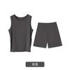 Conjunto de Chaleco y Shorts para Hombre Youkesi 2026 Primavera/Verano Sin Mangas Transpirable Amigable con la Piel Ropa Deportiva de Exterior Ropa de Dormir Ropa de Casa