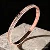 Pulseras Transfronterizas Europeas y Americanas de Alta Calidad, Sin Decoloración, Pulseras Sencillas de Acero de Titanio, Pulseras de Acero Inoxidable, Joyería para Mujer al por Mayor