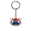 Popular Colgante Llavero para Mochila de Hockey sobre Hielo Colgante Pegamento Suave de PVC Joyería DIY Llavero Pequeño Regalo