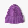 Inverno quente versão coreana chapéu de malha que combina com tudo cor sólida versão leve chapéu de lã crianças podem ser logotipo padrão chapéu de malha da moda