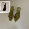 Sandálias de salto plataforma em camurça estilo coreano para mulheres, sapatos de salto alto abertos na frente novos e da moda para o verão, sandálias slip-on versáteis