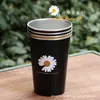 Taza de una sola capa Acero inoxidable 304 Margarita Pequeña Moderna Taza de café Estilo Ins Estilo Camping Taza de agua Taza pequeña con logotipo impreso