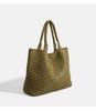 Bolsa tote grande de alta qualidade, feita à mão, bolsa de balde de ombro único 2024, nova, bolsa cesta de legumes, tendência