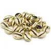 Láminas Electrochapadas de Conchas de Colores Naturales en Oro y Plata Accesorios DIY para Collares, Pulseras, Materiales, Colgantes y Joyería