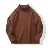 Sudadera de Media Cremallera Estampada de Terciopelo Fino de Cinco Colores para Exteriores 10657