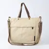 Bolsa de Lona Espessa de Grande Capacidade para Mulheres 2025 Nova Bolsa Transversal Simples para Passeios da Moda