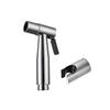 Comércio exterior transfronteiriço aço inoxidável 304 pistola de pulverização bico lavador feminino pistola de água para vaso sanitário parceiro acionador de descarga doméstico