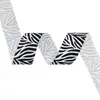Cinta de Ribete Estampado Digital Leopardo Cebra de 3.8 cm Cinta Cinta Accesorios para el Cabello Material para Manualidades