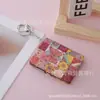 Espejo Rectangular Colgante de Estilo Nuevo, Espejo Plegable para Maquillaje, Espejo de Bolsillo Portátil de Doble Cara Estilo Bohemio Retro