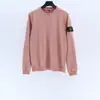Sudadera Sto Stone de cuello redondo, forrada de forro polar, básica, color liso, manga larga, para otoño e invierno, para hombre y mujer, versátil, Island Stone