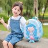 Mochila escolar de dibujos animados para jardín de infantes, nueva para niños y niñas de 2 a 5 años, linda mochila de cáscara de huevo de sirena