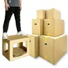 Fábrica de Caixas de Papelão Estoque Pronto Qualquer Tamanho Embalagem Expressa da Amazon Embalagem Logística E-Commerce Cinco Camadas Super Resistente