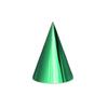 Tocado de película de aluminio transfronterizo sombrero de cumpleaños color sólido niños adulto papel decorativo láser brillante color papel facial brillante