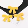 Venta Caliente Transfronteriza Exquisito Cuero PU Lazo DIY Colgante de Bolso Hecho a Mano Material de Joyería Pequeños Accesorios