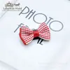 Pinza para el pelo de sudor cosida a mano puede sujetar pieza de extensión de cabello a cuadros mini pequeña pinza lateral volumen del cabello pequeños accesorios para el cabello de bebé