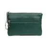 Nuevo Monedero para Mujer con Cremallera Mini Bolso de Mano Bolsillo para Llaves Monedero Pequeño Bolso Pequeño Cartera Corta