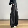 Pantalones de pierna ancha para trabajo para mujer 2026 Nuevo Verano Otoño Delgados con caída Cintura alta Sueltos Pierna recta Adelgazantes Versátiles Secado rápido Pantalones deportivos