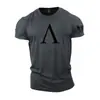 Tótem Espartano Impreso en 3D Transfronterizo Europeo y Americano Nuevo Camiseta Casual de Manga Corta para Hombre Venta Directa del Fabricante Fuente