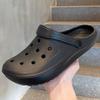 Zapatos de cueva para mujer, venta al por mayor, eva, suela gruesa, ropa de baño para playa, verano, nuevos zapatos antideslizantes, sandalias baotou con sensación de pisar excrementos