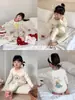 Liquidación de Ropa de Dormir para Niñas Welfare Algodón Puro Clase A Conjunto Infantil Todo Algodón Ropa de Casa para Niñas Ropa de Otoño