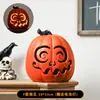 Decoraciones de linternas de calabaza de Halloween, accesorios para crear un ambiente festivo, arreglos de escenas, decoraciones para entradas, bares y tiendas, decoraciones nocturnas