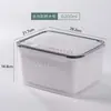 Caja de almacenamiento sellada y hermética para hojas de té secas, con una cesta coladora incorporada, apilable y adecuada para organizar y almacenar varios tipos de té, hierbas e ingredientes medicinales.; disponible para venta al por mayor transfronteriza