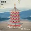 Puzzle de Madera 3D de Gran Venta Modelo de Edificio Antiguo Juguete Educativo de Ensamblaje Manual Adorno para Puestos Callejeros