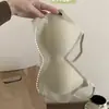 [Taza fija de gelatina 5851] sujetador nuevo simple anti-caída para pecho pequeño con realce sujetador ajustable sexy