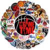 50 folhas basquete basquete esportes graffiti adesivos viagem caso guitarra carro computador impermeável adesivos de PVC