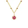 Colar St.delan Europeu e Americano Dezembro Feminino Moda Ins Colar da Moda Pingente Pedra Bruta de Diamante Lote
