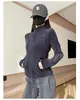 Chamarra interior de forro polar ajustada para mujer, forro cortavientos, top de forro polar, sudadera cálida que ajusta la cintura, invierno 2026