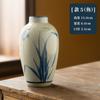 Vaso Cerâmico Retrô Jingdezhen Palavra Feliz Azul e Branco Bênção Pequeno Pote de Barro Zen Ornamentos para Cerimônia do Chá Dispositivo Hidropônico para Flores Decoração